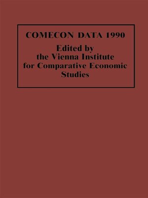 cover image of COMECON Data 1990